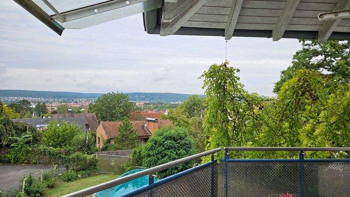 ... und Fernblick...