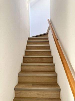 Treppe ins Dachgeschoss