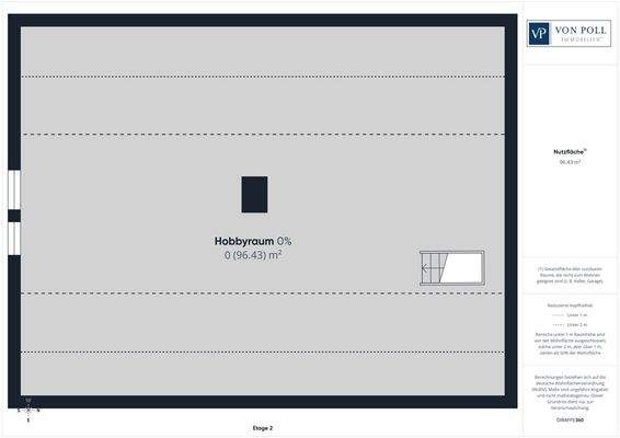 Spitzboden nachgezeichnet