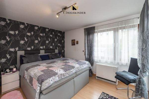 Ruhig gelegenes Schlafzimmer 