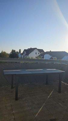 Der großzügige Balkon