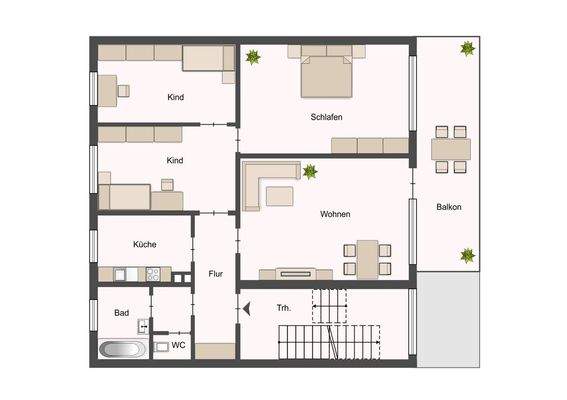 Wohnung Nr. 6 OG - Haus 6