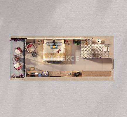 Beachfront Hotel Rooms with Rental Guarantee in World Islands Dubai