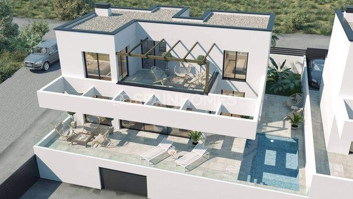 Elegant Sea-View Houses with Private Pools in Finestrat