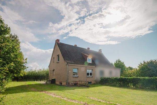 Rückansicht vom Garten