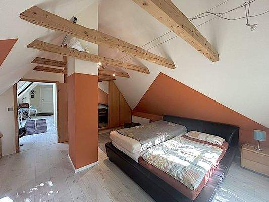 Schlafzimmer Richtung Flur