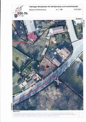 Lageplan Grundstück