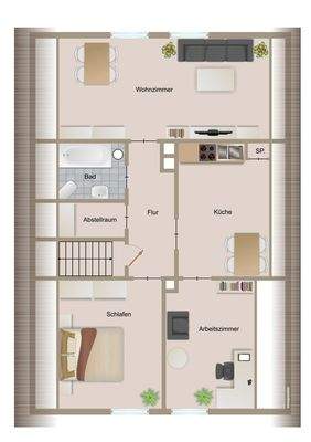 Grundriss Dachgeschoss