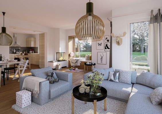  Wohnbeispiel Ess/Wohnbereich