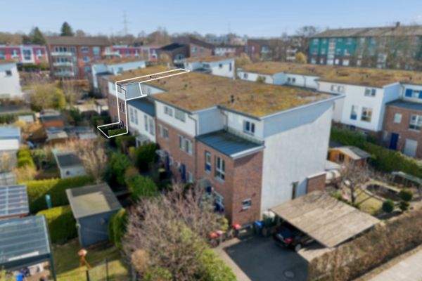 Vogelperspektive Straße