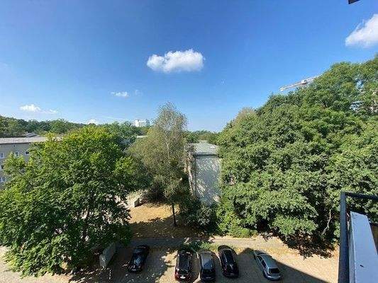 Blick von Loggia im Sommer