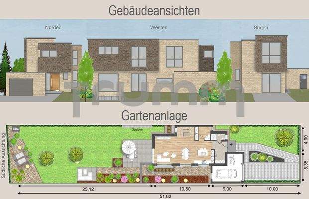 Gebäudeansichten & Lageplan