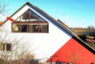 Panoramafenster Ansicht West