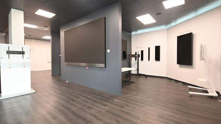 Große Ausstellungsfläche