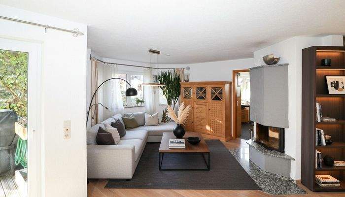 Wohnzimmer KI visualisiert