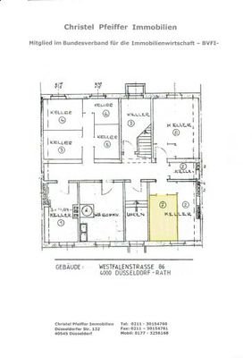 Grundriss Kellergeschoss