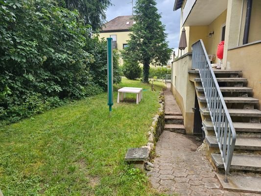 EG Zugang Garten über Balkon