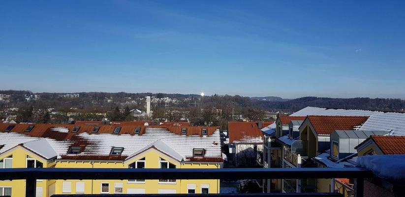 Ausblick vom Schlafzimmer