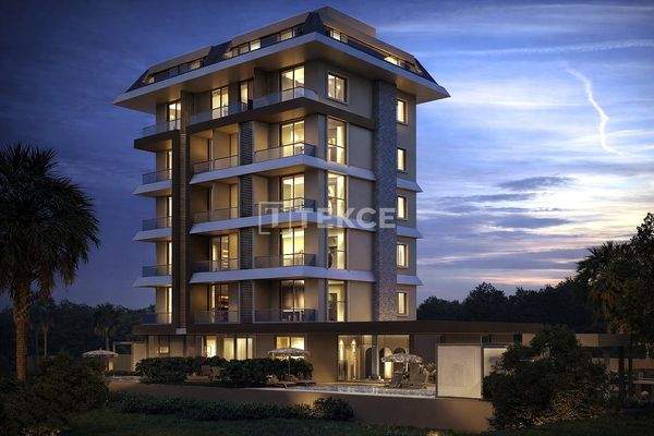 Apartments 300 m from the Beach in Alanya Kestel