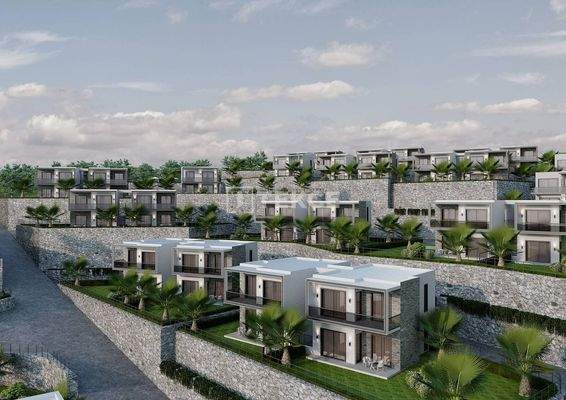 Flats in a Project with Shopping Mall in Adabükü Bodrum