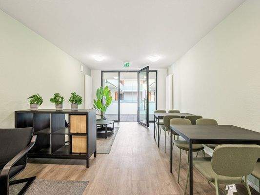 Ansicht I: Gemeinschaftsraum