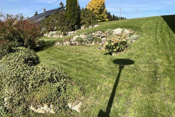 Garten links vom Haus