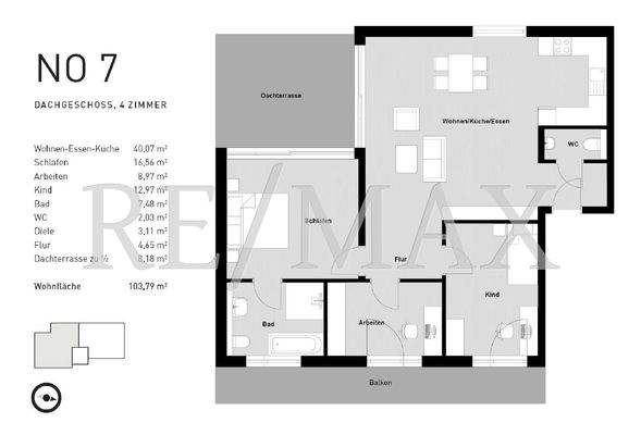 *Weiterer Grundriss BA 2 Whg 07, 103,79 m²
