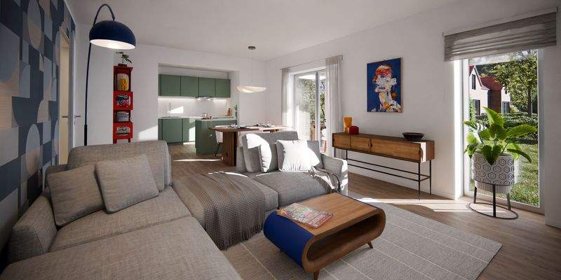 Visualisierung Wohnzimmer