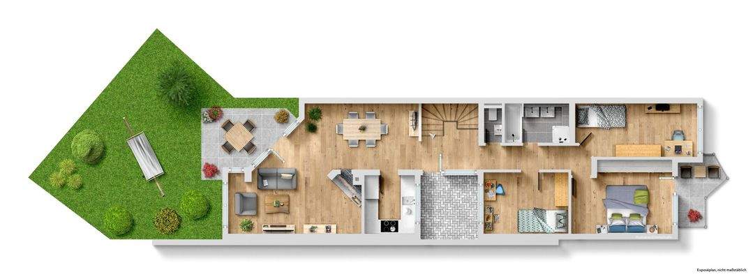 Grundriss Visualisierung OG