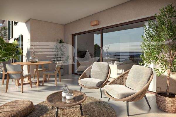 Visualisierte Terrasse