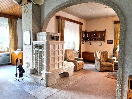 Das Wohnzimmer im EG