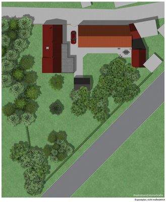 Lageplan des Grundstücks