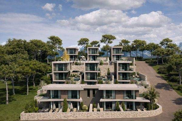 Off-Plan Houses with Sea Views in Antalya Kalkan