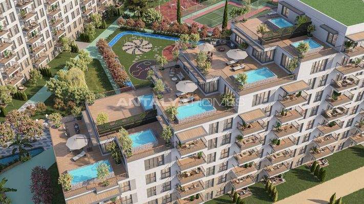 Investment Flats in a Comprehensive Project in Antalya Altintas
