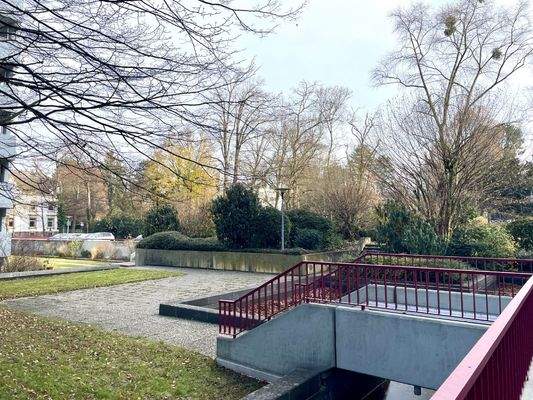 Springbrunnen im Sommer