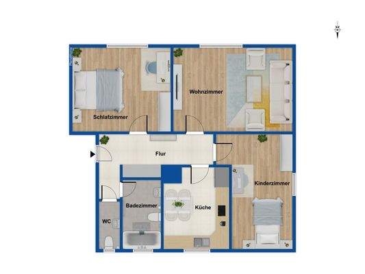 Grundriss 1.Obergeschoss