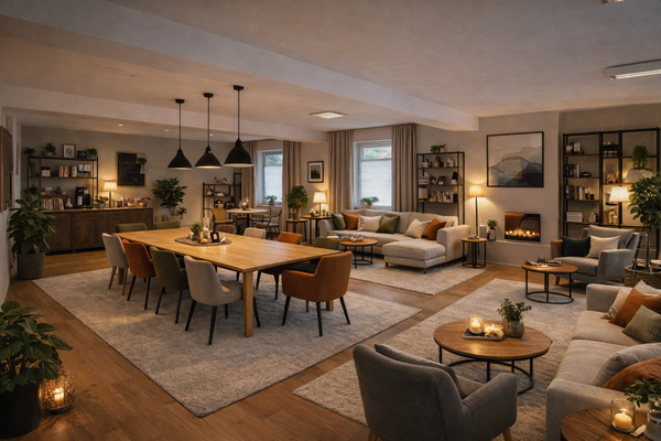 So könnten die Räumlichkeiten demnächst aussehen (KI generiert)