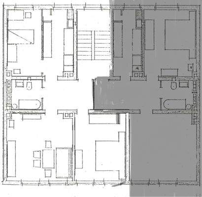 Grundriss der Wohnung