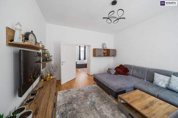 Wohnbereich, am Plan Zimmer ca. 18,92 m²