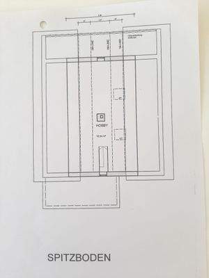 Grundriss Spitzboden/Sauna