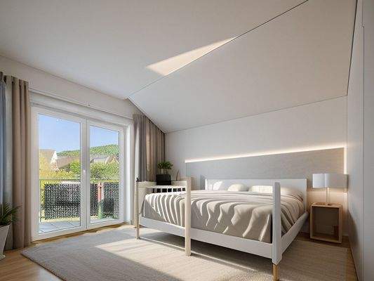 Schlafzimmer-Visualisierung mittels KI
