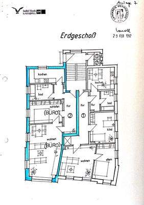 Zeichnung Wohnung EG