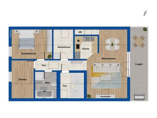 Grundriss Obergeschoss