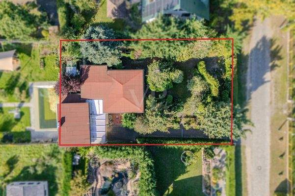 Grundstück Vogelperspektive