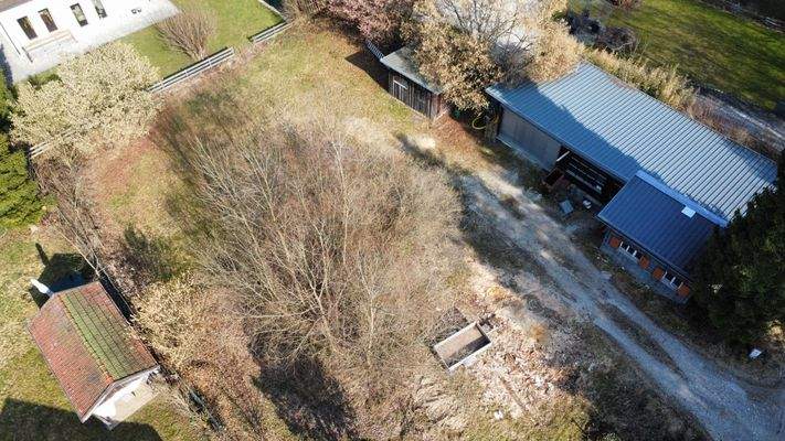 Vogelperspektive Wohnbau