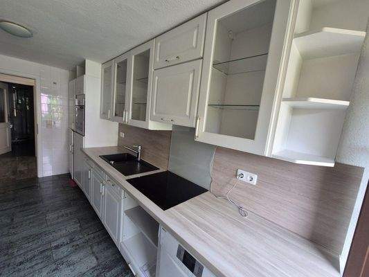 Küche Blick vom Garten