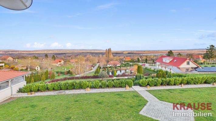 Aussicht Garten und Balaton