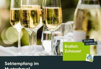 Sektempfang bei massa