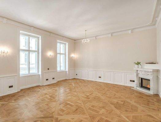 1010_Wien_Imperiales Palais-Apartment_ Wohnbereich_bear