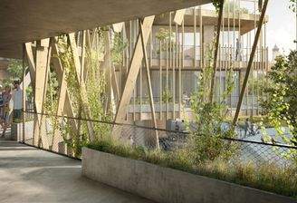 WAM Visualisierung Innenhof